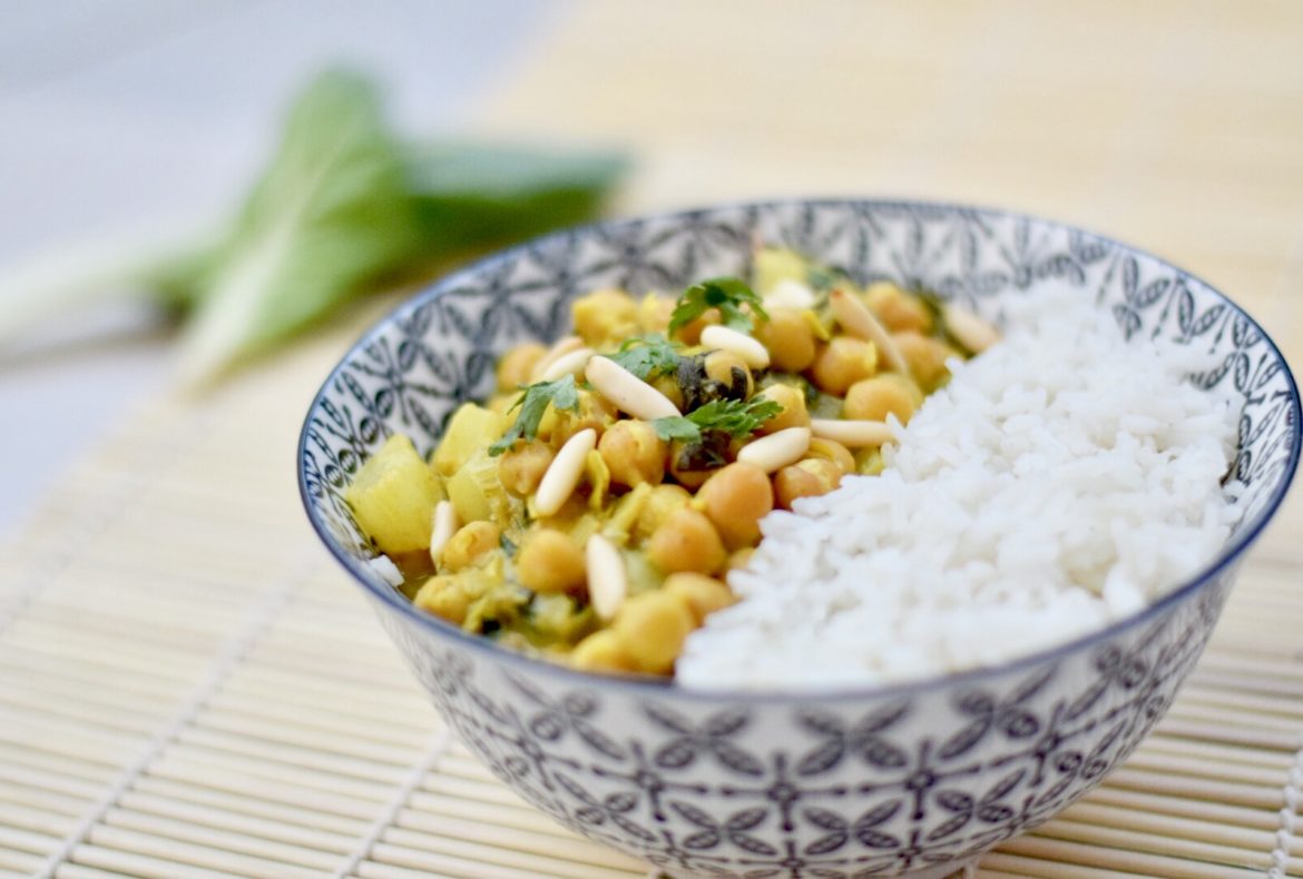 Mangold-Kichererbsen-Curry - Ernährungsliebe.at - Diätologische Praxis